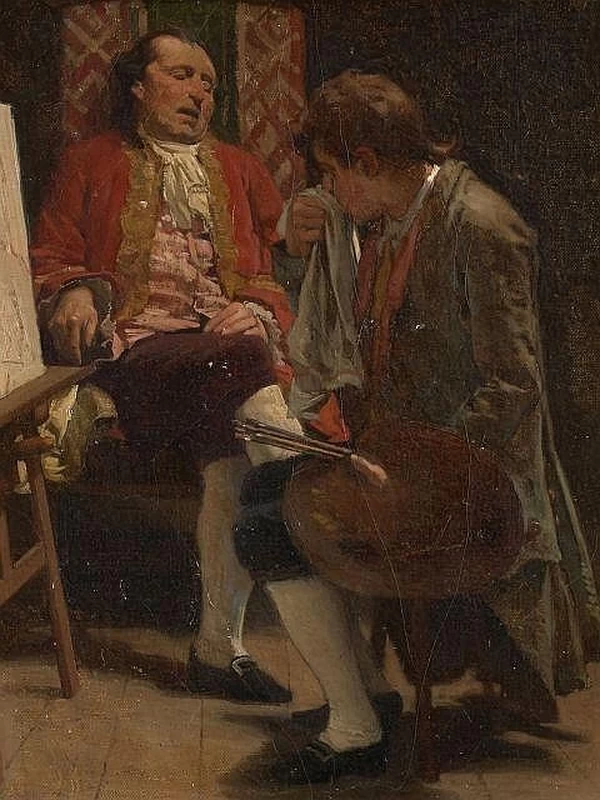 Charles Giron - Un artista e il suo modello